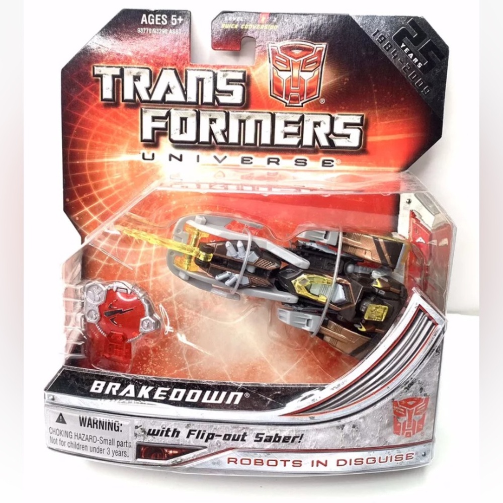 Transformers Universe Brakedown Action Figure Toy Vehicle 25 Years Hasbro